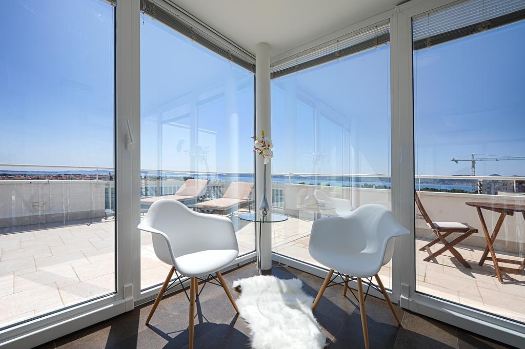 זאדאר Sunset Penthouse Apartment With Jacuzzi And Seaview מראה חיצוני תמונה